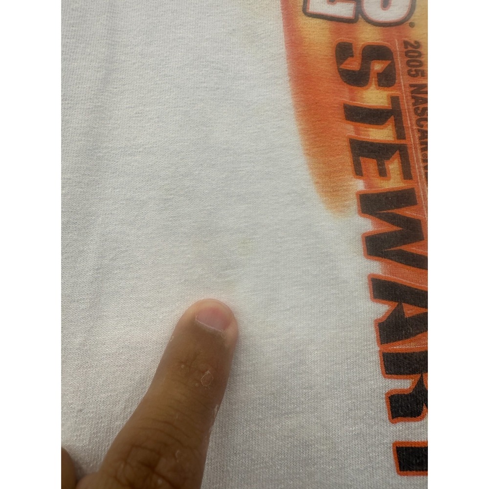 Winner's Circle Shirt Men M White Tony Stewart Nascar Nextel Cup Series Champion - Picture 3 of 12